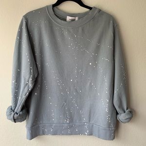 SoulCycle Splatter Paint Sweatshirt in Charcoal